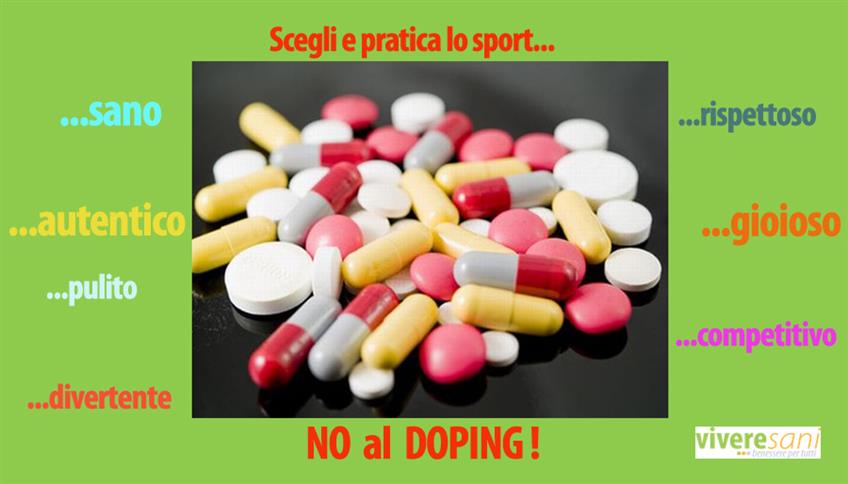 Il doping non fa bene alla salute degli atleti Il doping non fa bene alla salute degli atleti